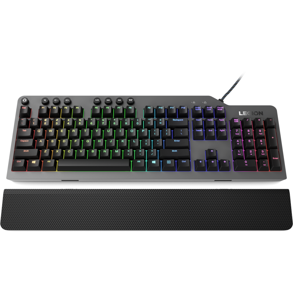 Clavier mécanique filaire gaming Lenovo Legion K500 RGB - AZERTY Français (GY40T26483)