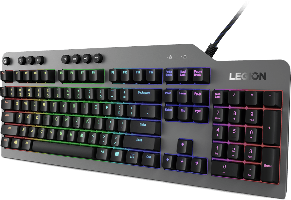 Clavier mécanique filaire gaming Lenovo Legion K500 RGB - AZERTY Français (GY40T26483) — image 4