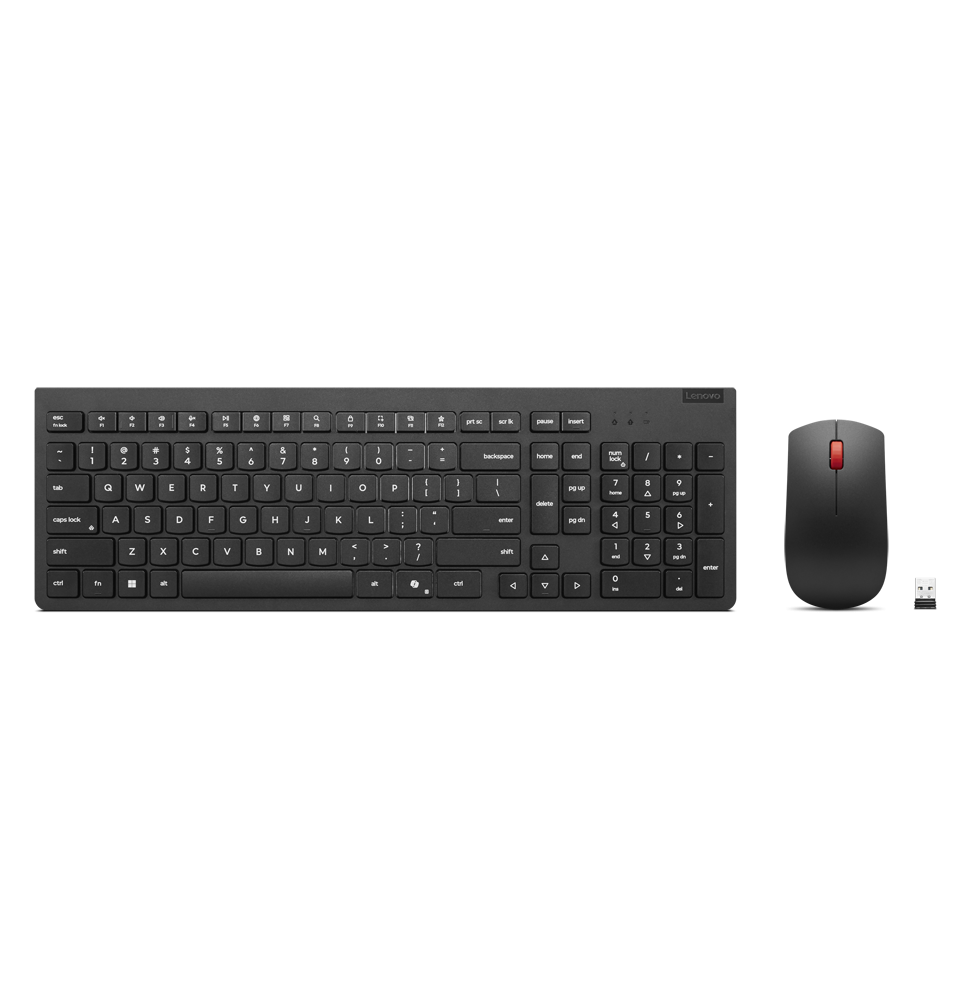 Combiné Lenovo Essential Clavier et Souris sans fil Gen2 - Français (4X31R64464)