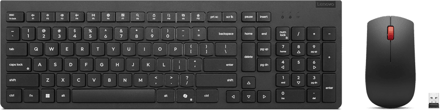 طقم لوحة مفاتيح وفأرة لاسلكي Lenovo Essential Gen2 - فرنسي (4X31R64464) — صورة 1