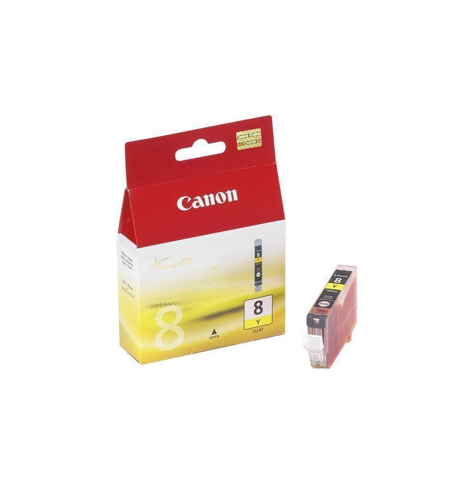 Cartouche D'encre Canon CLI-8Y Originale – Jaune – Qualité D'origine