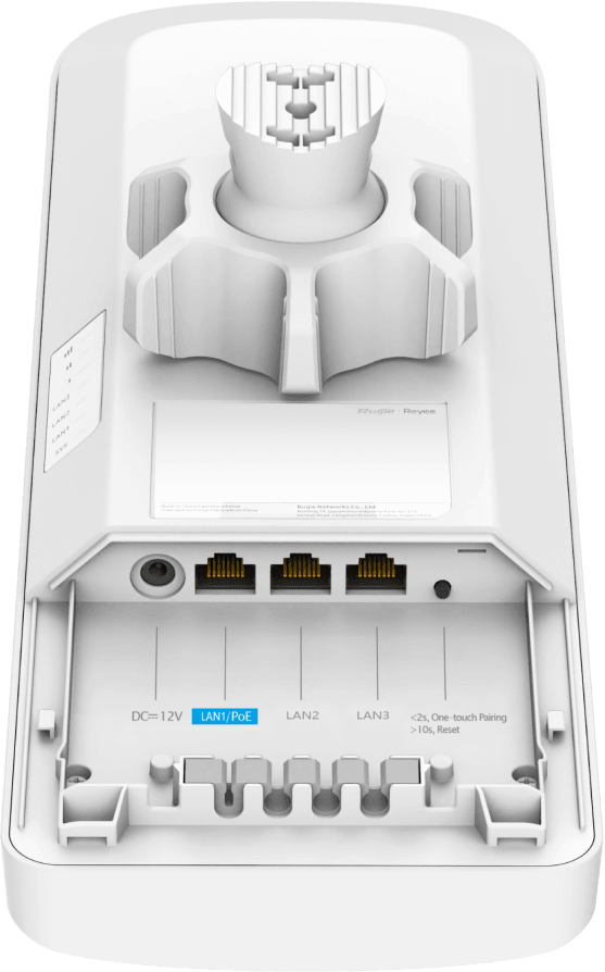 محطة PTMP Wi-Fi 5 (5GHz) Reyee RG-EST450G بهوائي مدمج 120° — صورة 6