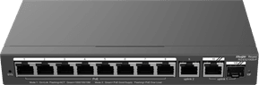 Switch Administrable Reyee RG-ES210GS-P 8 ports PoE / 1 SFP 120W