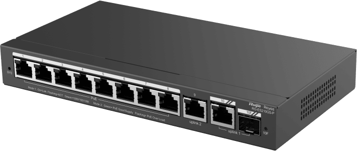 Reyee RG-ES210GS-P 8-Port PoE / 1 SFP 120W Managed Switch — image 3