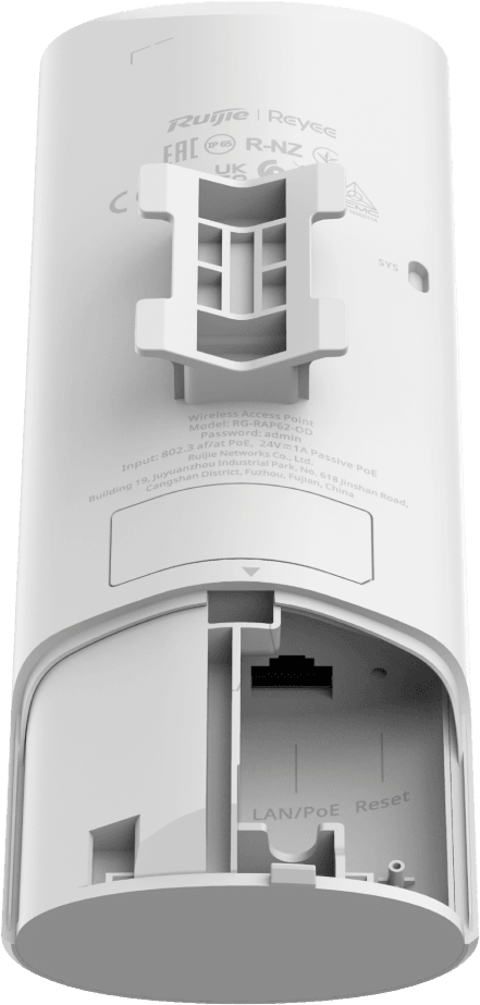 نقطة وصول WiFi 6 AX3000 Reyee RG-RAP62-OD - داخلية/خارجية — صورة 8