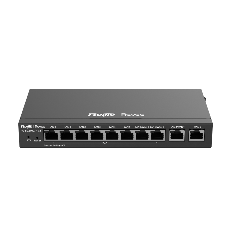 Routeur professionnel Reyee RG-EG210G-P-V3 10 Ports 600Mbps