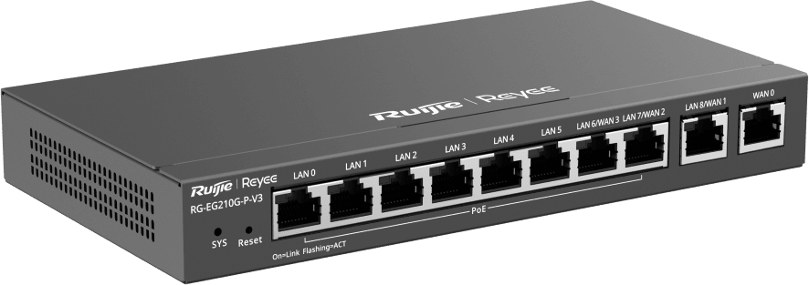 Reyee RG-EG210G-P-V3 Professional Router 10 Ports 600Mbps — image 2
