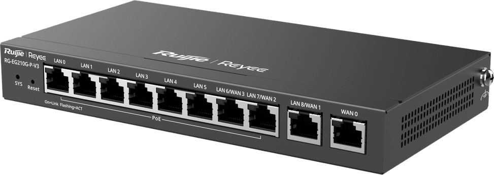 Reyee RG-EG210G-P-V3 Professional Router 10 Ports 600Mbps — image 3