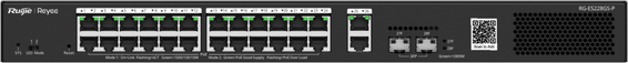 Switch Administrable Reyee RG-ES228GS-P 28 Ports - 24 PoE+ / 2SFP 370W