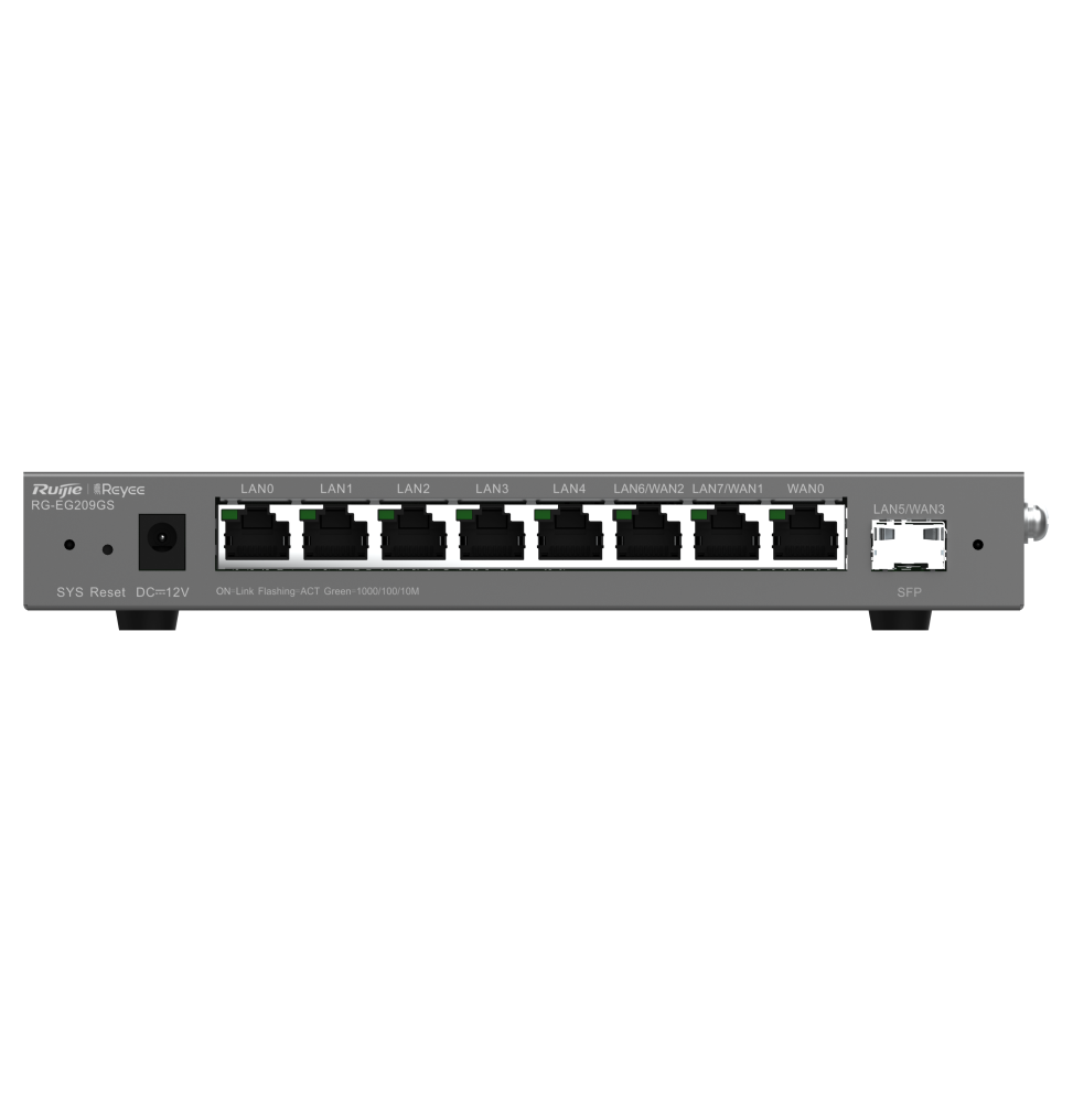 Routeur professionnel Reyee RG-EG209GS 9 ports Gigabit 600Mbps