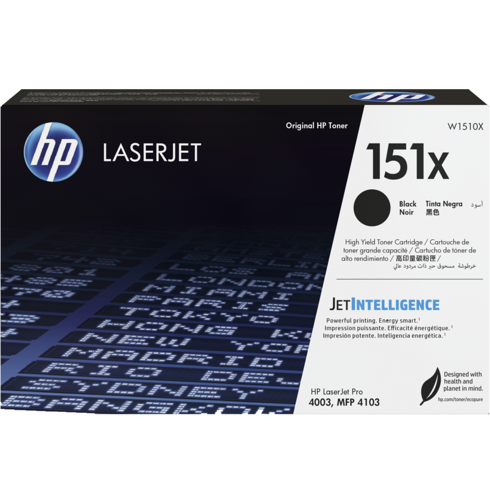 HP 151X Noir (W1510X) - Toner HP LaserJet d'origine