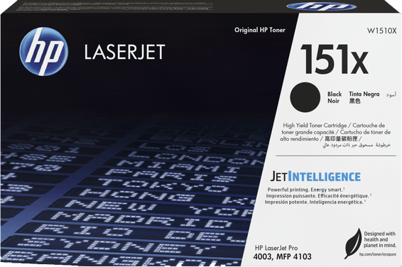 HP 151X Noir (W1510X) - Toner HP LaserJet d'origine