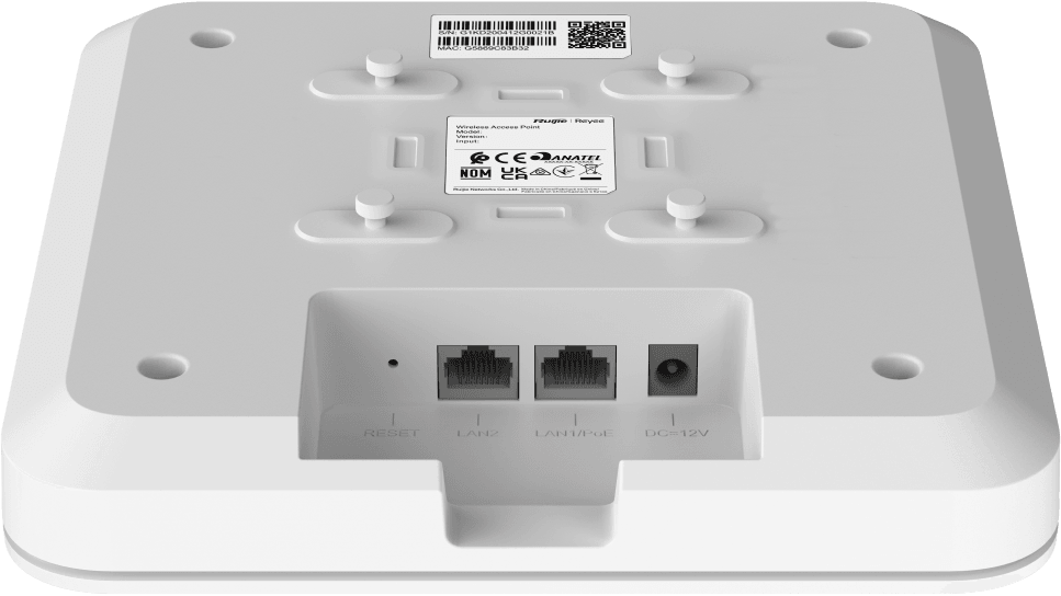 نقطة وصول WiFi 5 MU-MIMO Reyee RG-RAP2200(F) داخلية — صورة 4