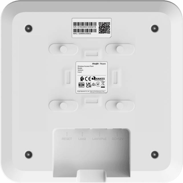 نقطة وصول WiFi 5 MU-MIMO Reyee RG-RAP2200(F) داخلية — صورة 6