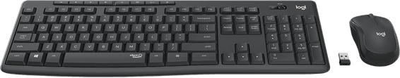 Ensemble clavier et souris sans fil Logitech MK295 Silent - AZERTY (920-009795)