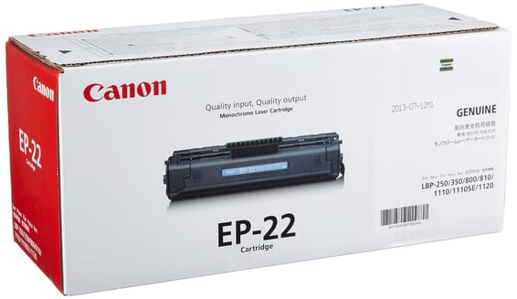 Cartouche de toner Canon EP-22 Noir - 2500 Pages