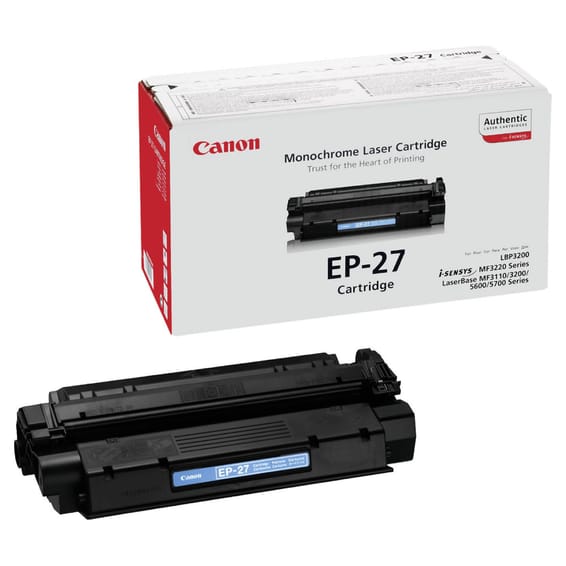 Cartouche de toner Canon EP-27 Noir - 2500 Pages