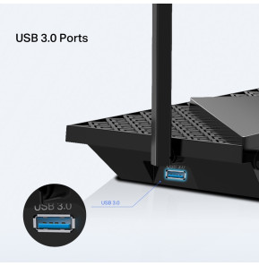 Routeur WiFi 6 TP-Link Archer AX72 Pro AX5400 bi-bande Gigabit (ARCHER AX72)