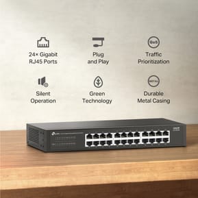 Switch de bureau TP Link LS1024G non administrable 24 ports Gigabit — image 5