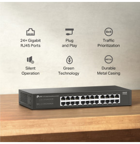 Switch de bureau TP Link LS1024G non administrable 24 ports Gigabit