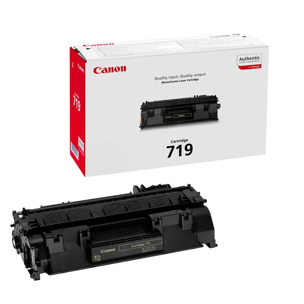 Cartouche de toner Canon 719 Noir - 2100 Pages