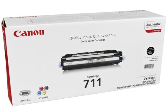 Cartouche de toner Canon 711 Noir - 6000 Pages