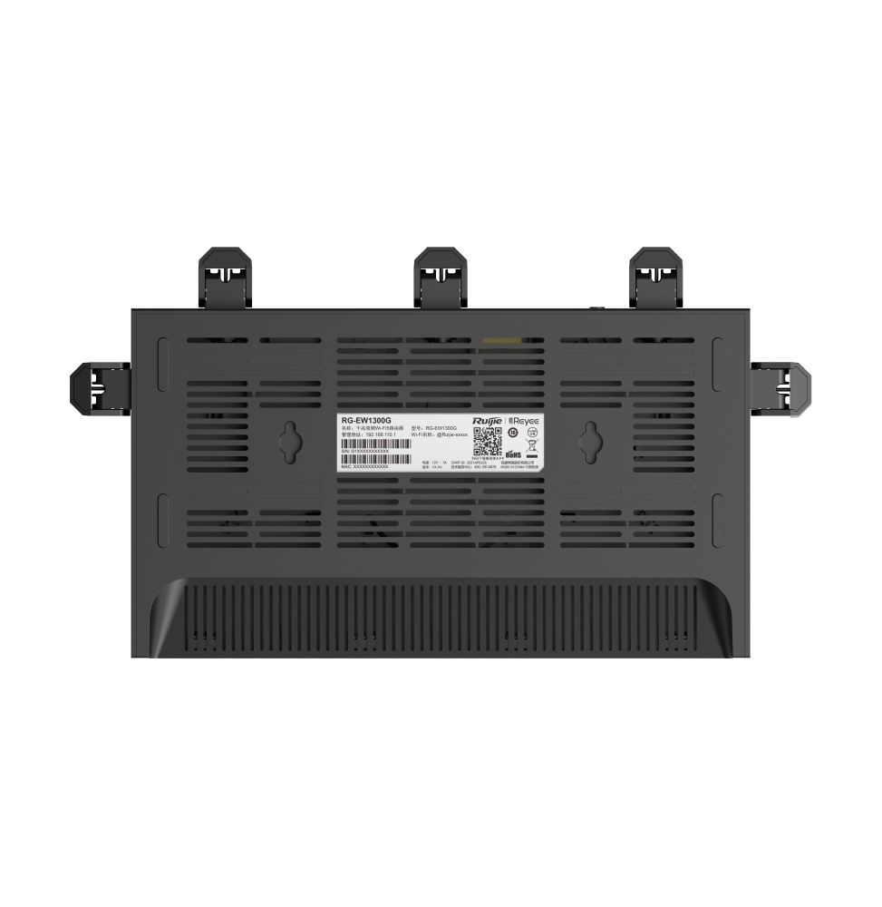 RG-EW1300G – connectique arrière