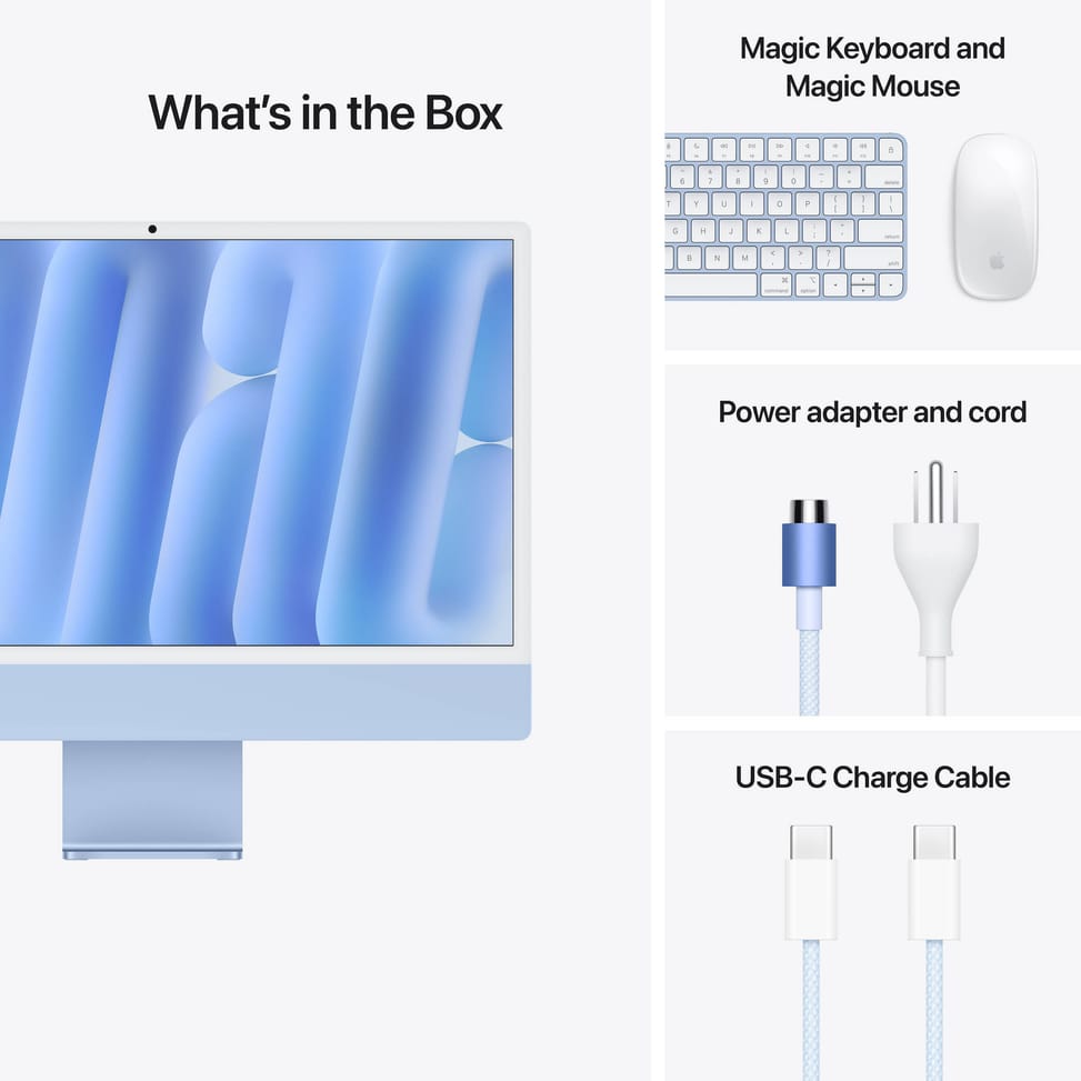 Ordinateur tout-en-un Apple iMac M4 (2024) (MWV13) — image 7