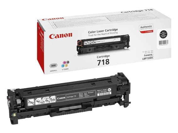 Canon 718 Noir - Toner Canon d'origine (2662B002AA)
