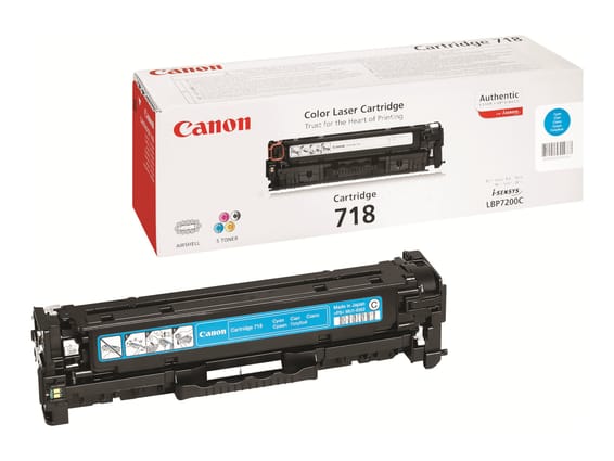 Canon 718 Cyan - Toner Canon d'origine (2661B002AA)