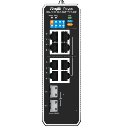 Switch industriel L2 géré dans le Cloud Reyee NIS2100-8GT2SFP-HP 10 ports, 1 port PoE++, 7 ports PoE+, 2 ports Uplink SFP