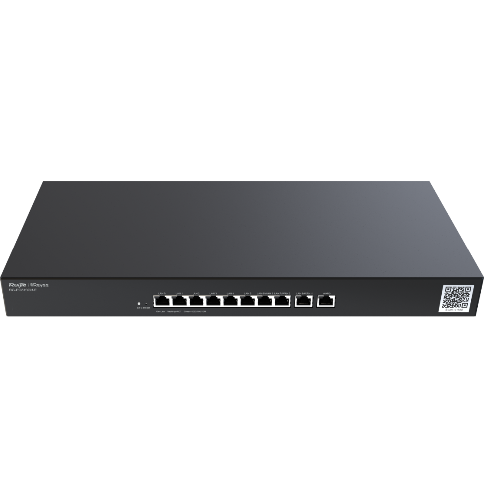 Routeur VPN de haute performance Reyee Série EG300 10 ports (RG-EG310GH-E)