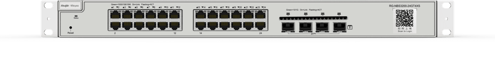جهاز Switch مُدار L2+ Reyee RG-NBS3200-24GT4XS 24 منفذ / 4 SFP — صورة 4
