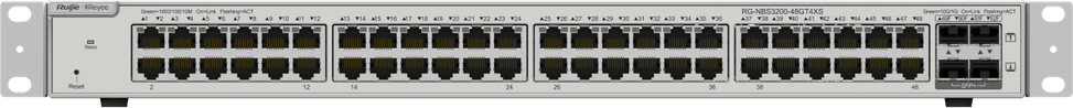 جهاز Switch مُدار L2+ Reyee RG-NBS3200-48GT4XS 48 منفذ / 4 SFP — صورة 1