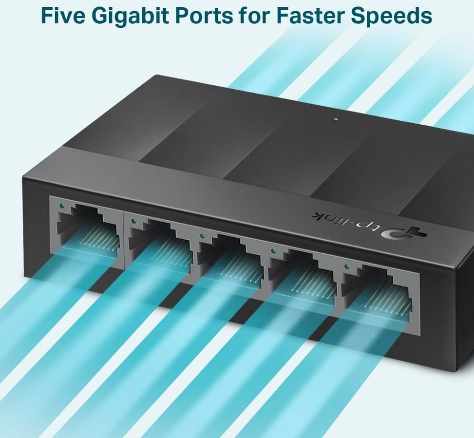 Switch de bureau TP Link LS1005G non administrable 5 ports Gigabit — image 3