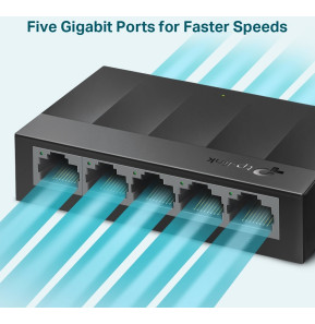 Switch de bureau TP Link LS1005G non administrable 5 ports Gigabit