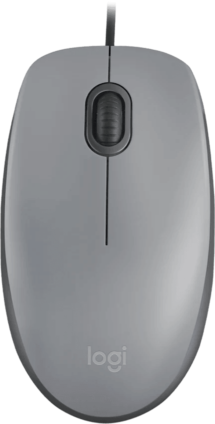 Souris filaire Logitech M110 Silent – Gris (910-006760)