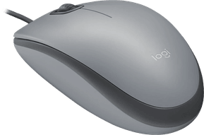 Souris filaire Logitech M110 Silent – Gris (910-006760) — image 2