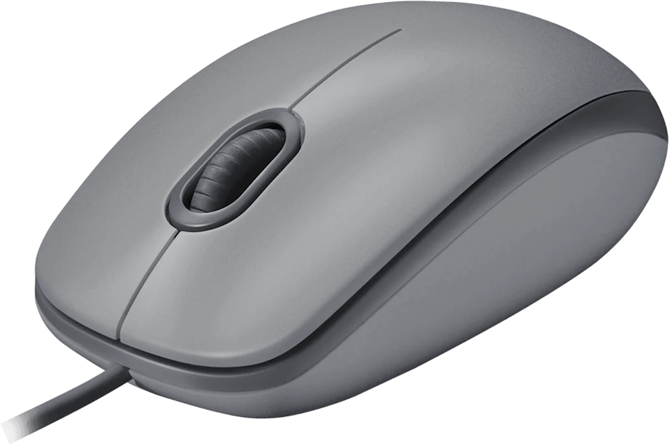 Souris filaire Logitech M110 Silent – Gris (910-006760) — image 3