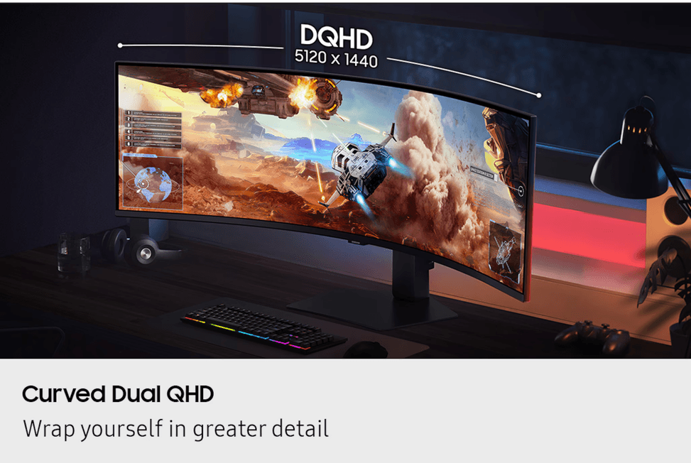 Écran 49" DQHD incurvé Gaming Samsung Odyssey G9 G91F (LS49FG910EUXEN) — image 7