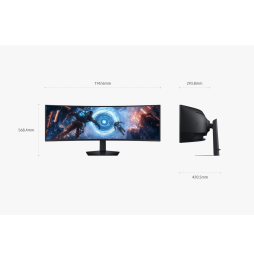 Écran 49" DQHD incurvé Gaming Samsung Odyssey G9 G91F (LS49FG910EUXEN)