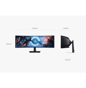 Écran 49" DQHD incurvé Gaming Samsung Odyssey G9 G91F (LS49FG910EUXEN)