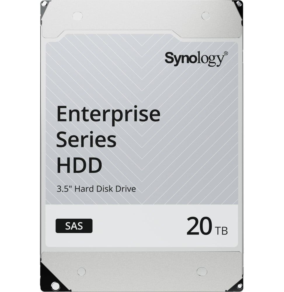 Disque dur interne Synology HAS5300 SAS-3 3.5" Série Enterprise HDD 20To pour NAS (HAS5310-20T)