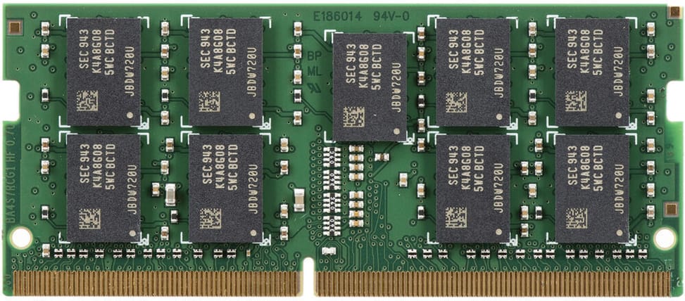 ذاكرة RAM Synology SO-DIMM 4GB DDR4 ECC - لخادم NAS (D4ES01-4G) — صورة 1