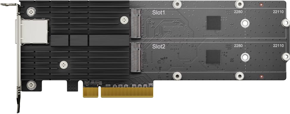 Carte adaptateur Synology 1port 10GbE RJ45 + SSD M.2 combiné (E10M20-T1) — image 5