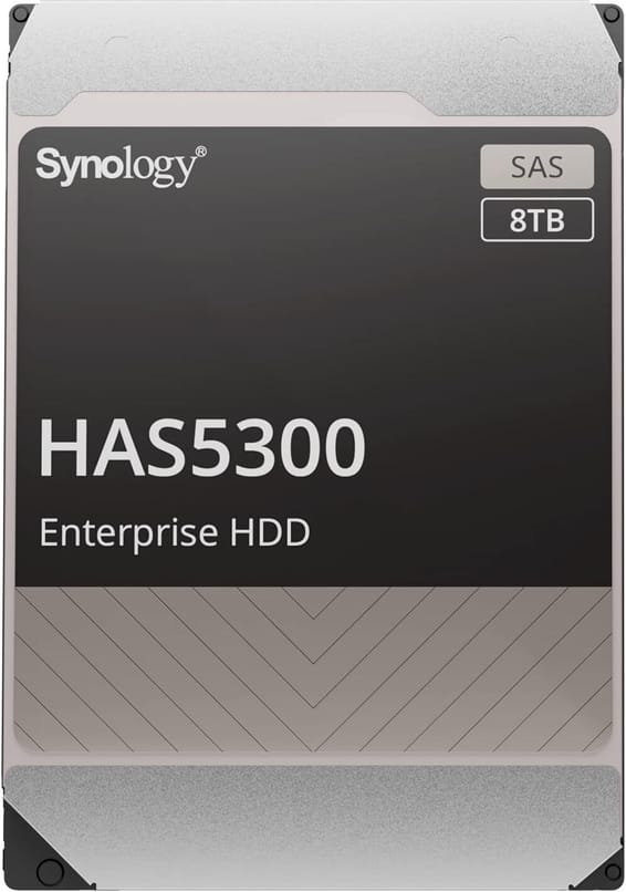 Disque Dur interne Synology HAS5300 3,5" série Enterprise HDD SAS 8 To pour NAS (HAS5300-8T)