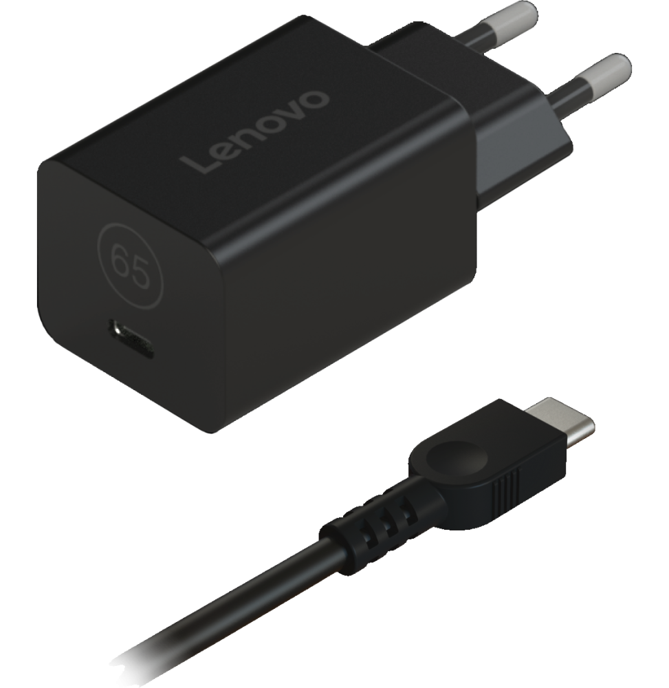 Chargeur Lenovo USB-C – Noir – Compatible IdeaPad, ThinkPad, Yoga