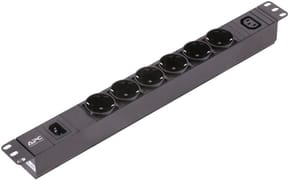 Unité de Distribution d'énergie APC Easy PDU Basic 1U - 6 prises FR (Schuko) + 1 prise C13 / 10A 230V (EPDU1010B-SCH) — image 2