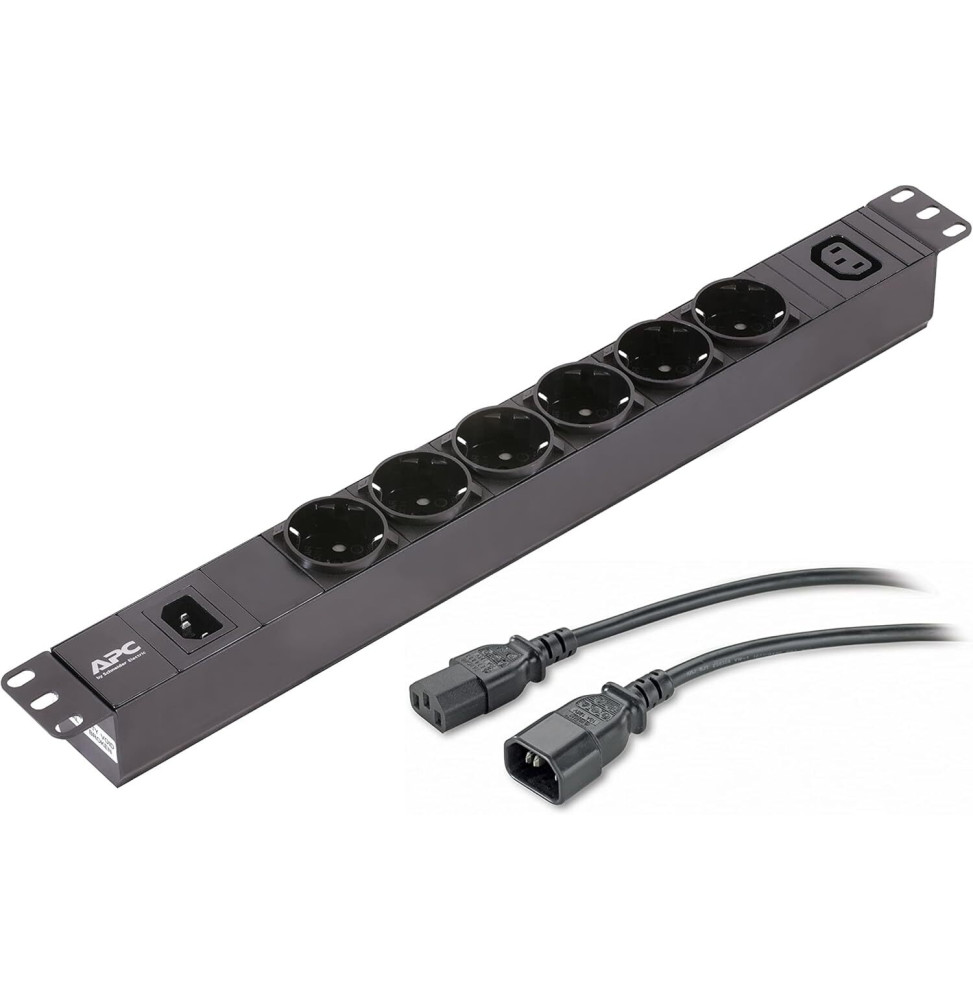 Unité de Distribution d'énergie APC Easy PDU Basic 1U - 6 prises FR (Schuko) + 1 prise C13 / 10A 230V (EPDU1010B-SCH)