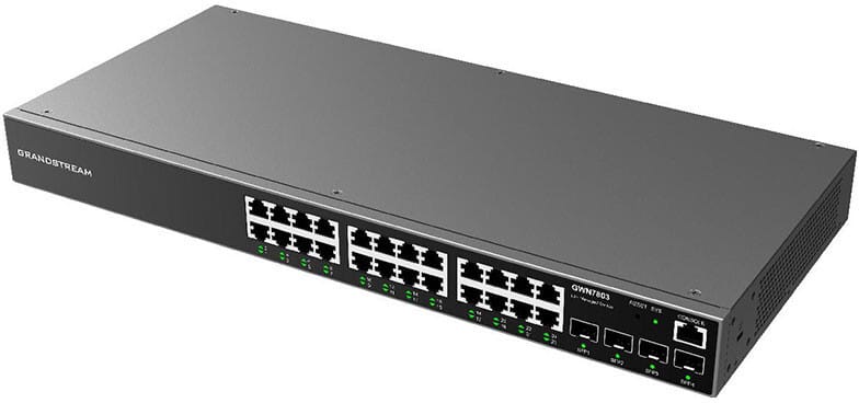 Switch Administrable Niveau 2+ Grandstream GWN7803 24 Ports Gigabit + 4 Ports SFP — image 3
